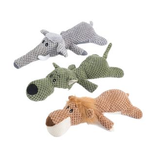 Giocattolo da masticare per cani da addestramento interattivo nuovo giocattolo per animali domestici con leone elefante lupo per alleviare la noia da solo - Product Image 5
