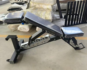 Alat Olahraga Gym Rumahan 3 in 1, Bangku Angkat Beban Logam yang Dapat Disesuaikan untuk Latihan Kekuatan Bench Press - Product Image 5