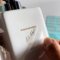 LOPAL – autocollants de transfert en métal, impression personnalisée, parfum 3D nickel, étiquette en relief, effet brillant et coloré