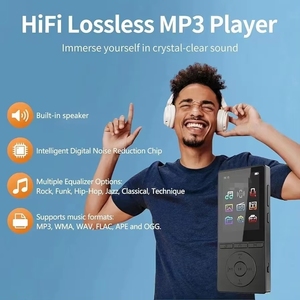 เครื่องเล่น MP3 HiFi จากโรงงานโดยตรง พร้อมวิทยุ FM เครื่องบันทึกเสียง รองรับการ์ด TF 32GB เครื่องเล่นเพลงพกพาสำหรับนักเรียน ออกกำลังกาย วิ่ง - Product Image 5