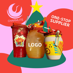 Conteneur à boisson en plastique Aguas Frescas de 32 oz, vitrolero traditionnel, <span class=keywords><strong>mini</strong></span> baril en plastique avec paille et couvercle - Product Image 6