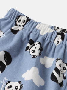 Conjunto de Pijama Largo de Algodón con Estampado Animal, Térmico, Transpirable, Informal, para Mujer, Tallas Grandes, para Primavera - Product Image 4