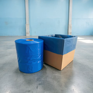 Sacs de doublure pour cartons en LDPE recyclables de qualité supérieure, résistants, avec film bleu pour un revêtement sécurisé des boîtes - Product Image 1