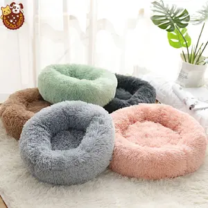 Leveranciers Big Size Geen Pilling Super Zachte Pluche Duurzaam Pet Bed Voor Hond Slapen Luxe Accessoires Katoen Dieren