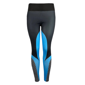 Pantalon de <span class=keywords><strong>sport</strong></span> taille haute unique et sexy pour femmes, <span class=keywords><strong>leggings</strong></span> décontractés à impression numérique en nid d'abeille, pantalons de yoga colorés et serrés - Product Image 6