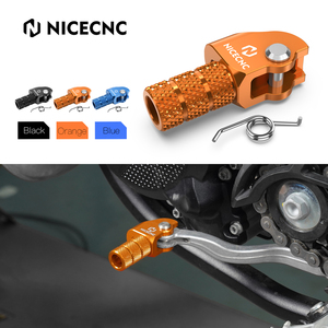NICECNC pour <span class=keywords><strong>KTM</strong></span> EXC 300 2004-2024 <span class=keywords><strong>2023</strong></span>, levier de changement de vitesse réglable 10 mm, pointe EXC-F SX 125 <span class=keywords><strong>SXF</strong></span> 450 <span class=keywords><strong>350</strong></span> XC XCF XCW 500 XCW-F TPi 6D - Product Image 1