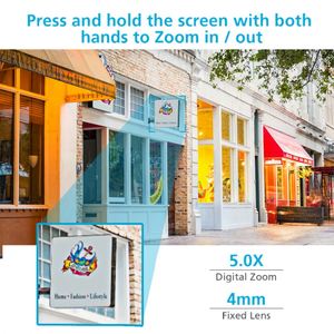 Icsee Wifi PTZ máy ảnh 3K 6MP ống kính kép 5x Zoom kỹ thuật số CCTV không dây con người phát hiện chuyển động IR <span class=keywords><strong>IP</strong></span> Ngoài Trời an ninh máy ảnh - Product Image 6