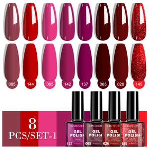 Esmalte de <span class=keywords><strong>Uñas</strong></span> Líquido de Larga Duración y Set de Gel Adhesivo para Arte de <span class=keywords><strong>Uñas</strong></span>, Serie de 8 Colores con Lámpara LED - Product Image 6