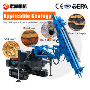 기초 피트 지지대 터널 시추공용 수평 보링이 가능한 공압 미니 파일 굴착 장치 - Product Image 2