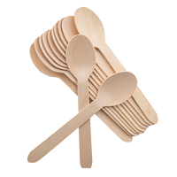 Vaisselle jetable écologique biodégradable en amidon de maïs, couverts en bois (fourchettes, couteaux) et en bambou ou bouleau