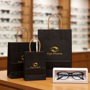 2026 New RC Custom Eco-friendly <b>Biodegradable</b> Reusable Shopping Kraft Paper Bags for Gift Birthday with logo Printed - Product Image 2