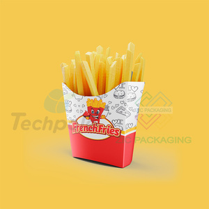 Cajas de Papel Ecológicas Biodegradables Personalizadas con Laminado Mate para Hamburguesas, Catering, Panadería, Sushi, Almuerzo, Papas Fritas y Galletas - Product Image 5
