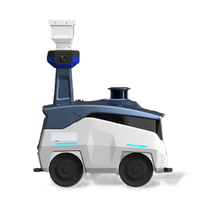 Equipado con Chasis de Conducción Autónoma de Baja Velocidad, Admite Mapeo Automático, Navegación Inteligente para Patrullaje Totalmente Automático