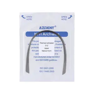 Best price dental consumables orthodontic thermal activated niti arch wire round