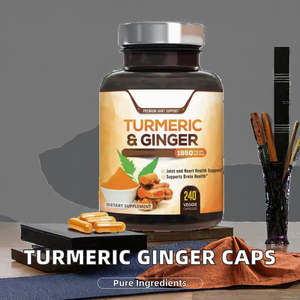 Cápsulas de Extracto de Jengibre y Cúrcuma Natural de la Mejor Calidad y Buena Venta, con Curcumina, para Uso en Adultos - Product Image 2