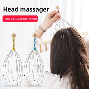 Masajeador de Cabeza Octopus, Masajeador de Cuero Cabelludo Manual para Aliviar el Estrés y la Fatiga, Rascador de Cuero Cabelludo Soul Extractor para Uso Doméstico - Product Image 2