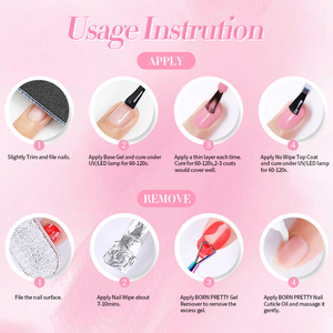 BORN PRETTY PRO 36 Farben Hema-freies Nude Jelly <span class=keywords><strong>Gel</strong></span> Nagellack-Set Professionelle Nagelprodukte Kristallklarer Nail Art <span class=keywords><strong>Gel</strong></span> Nagellack-Set - Product Image 4