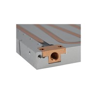 Bloc de refroidissement à eau personnalisé Refroidissement de liquide Refroidisseur à plaque froide Refroidissement de l'eau ou du liquide de refroidissement Machines Ateliers de réparation, Énergie et mines