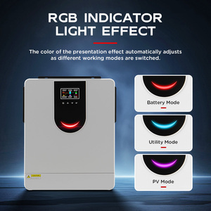 Giá bán buôn 12V 24V DC Off Grid tinh khiết Sine Wave MPPT lai Inverter với năng lượng mặt trời điều khiển - Product Image 4