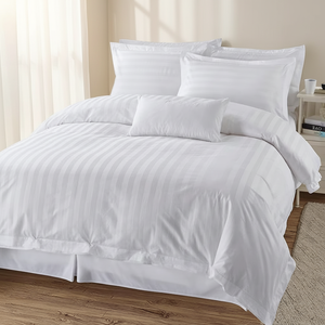Parures <span class=keywords><strong>de</strong></span> <span class=keywords><strong>lit</strong></span> d'hôtel sur mesure en gros – Draps, housses <span class=keywords><strong>de</strong></span> couette et taies d'oreiller pour chambre d'hôtel - Product Image 1
