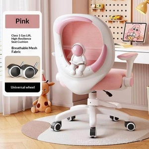 Silla de Oficina Ergonómica de Malla Económica, Silla de Estudio para Niños con Altura Ajustable, Silla Giratoria para Escritorio Infantil - Product Image 6