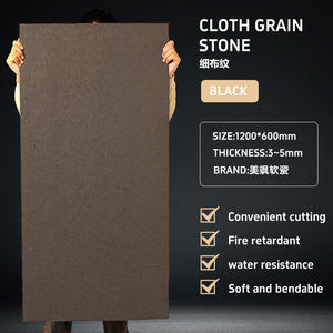 <span class=keywords><strong>Meisa</strong></span> Fábrica Personalizada Nueva Piedra Suave 3D Panel de Pared Línea de Piedra Flexible Uso Interior Residencial y Comercial - Product Image 6