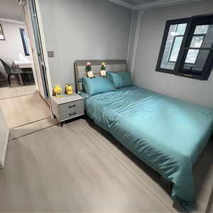 China 20Ft 40Ft Marco de acero Moderno Prefab Contenedor plegable Villa Ampliable Plegable Impermeable Dormitorio Sala de estar - Product Image 5