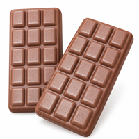 Jouet souple en forme de barre de chocolat en PU, nouveauté, pour décoration de bureau, unisexe, à partir de 14 ans