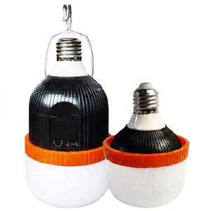 หลอดไฟฉุกเฉินแบบยืดหดได้ LED รูปตัว T พลาสติก 30W ชาร์จผ่าน USB  รองรับไฟ AC/DC ขั้ว E27 วัสดุ PBT+PP แบตเตอรี่ 2x1200mA - Product Image 1