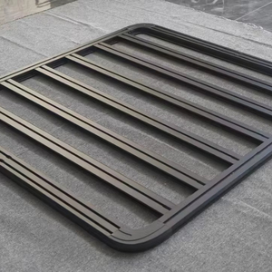 スチールルーフラックバスケットカー取り付けラダーヒッチラゲッジ付きホット販売SUVルーフラゲッジキャリア-エクステリアアクセサリー - Product Image 3