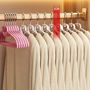 Perchas para Ropa Antideslizantes, Sin Marcas, en Forma de Corazón, de Plástico, para Armario, Balcón, Dormitorio, Uso Estudiantil - Product Image 2