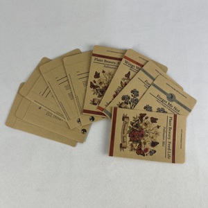 Sobres de Papel Kraft Personalizados con Logotipo para <span class=keywords><strong>Semillas</strong></span>, Sobres Pequeños Autoadhesivos para Plantas, Empaquetado de Papel Plantable para <span class=keywords><strong>Semillas</strong></span> - Product Image 1
