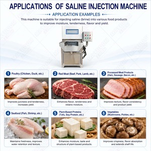 MAYBOOM De Marinade - Inyector Continuo de Adobo para <span class=keywords><strong>Carne</strong></span>, Máquina de Inyección de Salmuera de Sal para Res y Cerdo - Product Image 2