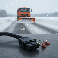 Kit de réparation de faisceau de câblage pour véhicule déneigeur 9 broches SN PLOW 1 avec conducteurs en cuivre pur IP65 12V