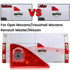 Telecamera Posteriore AHD 1080P GreenYi per Luce Freno, Compatibile con Renault Master, Nissan NV400, <span class=keywords><strong>Opel</strong></span> Vauxhall Movano Van 2010-2016 - Product Image 6