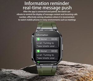 New Ngoài Trời Sức Khỏe Màn Hình Smartwatch Không Thấm Nước Đa Chức Năng Người Đàn Ông Phụ Nữ Bt Cuộc Gọi Đồng Hồ Cho Thể Thao Tập Thể Dục Mk67 Thông Minh Đồng Hồ 9 - Product Image 4