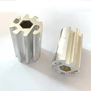 Customized Precision extrusion extruded cast Profile tooling CNC machined aluminum alloy parts customized color and finish