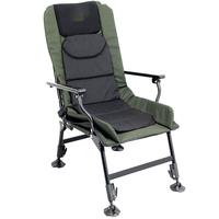 Chaise de pêche pliante portable en métal pour jardin et extérieur, avec porte-canne, respirante, pour la pêche et la plage, avec fonction sac à dos