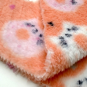 Mềm flannel cam mèo mô hình Polyester tùy chỉnh in 250gsm Shu velveteen <span class=keywords><strong>Fleece</strong></span> vải cho chăn Áo choàng ngủ - Product Image 3