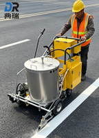 Machine de marquage routier thermoplastique à moteur électrique, pot de chauffage 50L pour la signalisation des autoroutes et des routes communautaires - Offre Spéciale
