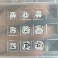 Gemas HQ Hechas a Mano, Diamante CZ 6A, Corte Princesa, Calidad Superior, Circonita Cúbica Blanca, Piedra Preciosa Suelta