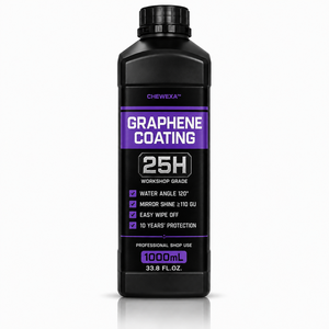 CHEWEX GRAPHENE COATING 25H 1000ml Facile à nettoyer, brillance miroir 110GU 120 °   Protection automobile durable Water Angle - Product Image 1