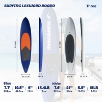 Papan Selancar Angin 2025 New Downwind Board Fiberglass Unpowered Hydrofoil SUP Paddleboard Wind Wing Stand-Up Wake Surf Paddle