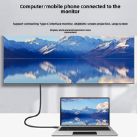 Kabel USB-C ke C-C 100W PD 5A 3m USB 3.2 Gen 2 Transfer Video & Data 4K untuk Pemindai Barcode/VR/MacBook/Laptop