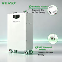 Batterie au lithium Whayo 51,2 V 314 Ah 16 kWh, système de stockage d'énergie solaire domestique, batterie de secours d'urgence