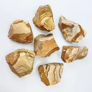 Wholesale Picture Jasper Rough Raw Healing Stones Mineral Specimens For Home Decoration