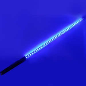 เสาไฟ LED แบบยืดหยุ่น ADT Cool LED สำหรับธง สีแดงน้ำเงิน ขนาด 3 ฟุต แบบเกลียว สีเดียว สำหรับรถออฟโรด UTV RZr เรือ ไฟแส้ LED เสาอากาศ DC9-12V รับประกัน 12 เดือน - Product Image 1