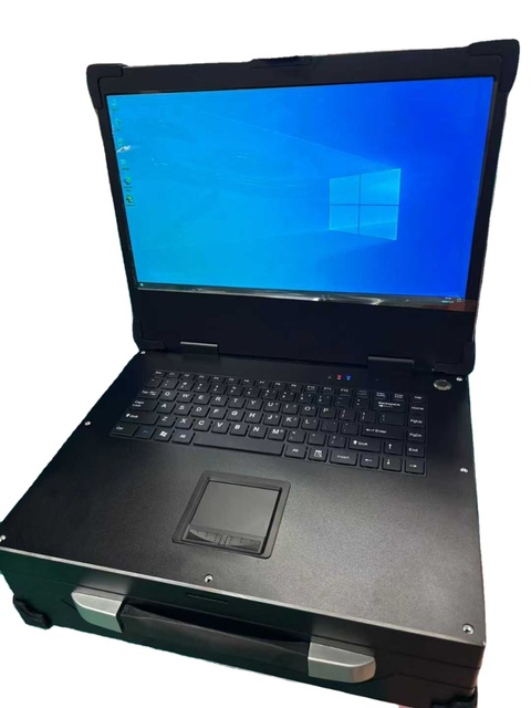 15.6 Inch Heavy Duty Portable PC Rugged Laptop with Windows Core I7  Embedded Computer Stock Available
