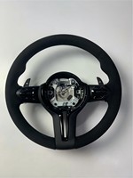 Volant de direction de voiture pour BMW F10 F30 E46 E60 F15 F90 F80 G20 G30 M3 M4 M5 Volant de direction personnalisé en carbone LED