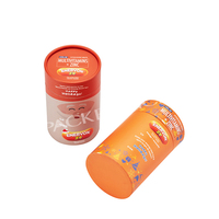 Emballage de vin de boîte cylindrique personnalisé de haute qualité avec couvercle mental Boîte de papier unique pour emballage de bouteille de vin Emballage cadeau